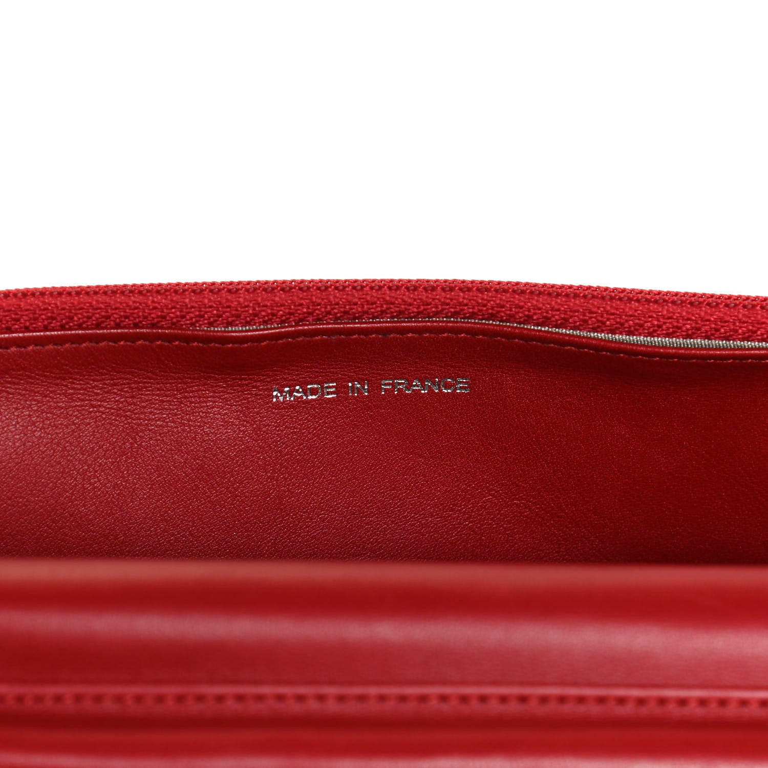 Chanel Patent Quilted Brilliant Wallet On Chain WOC Red 7 of 11