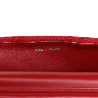 Chanel Patent Quilted Brilliant Wallet On Chain WOC Red 7 of 11