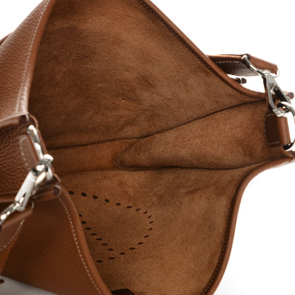 Hermes Taurillon Clemence Evelyne III GM Gold 5 of 8
