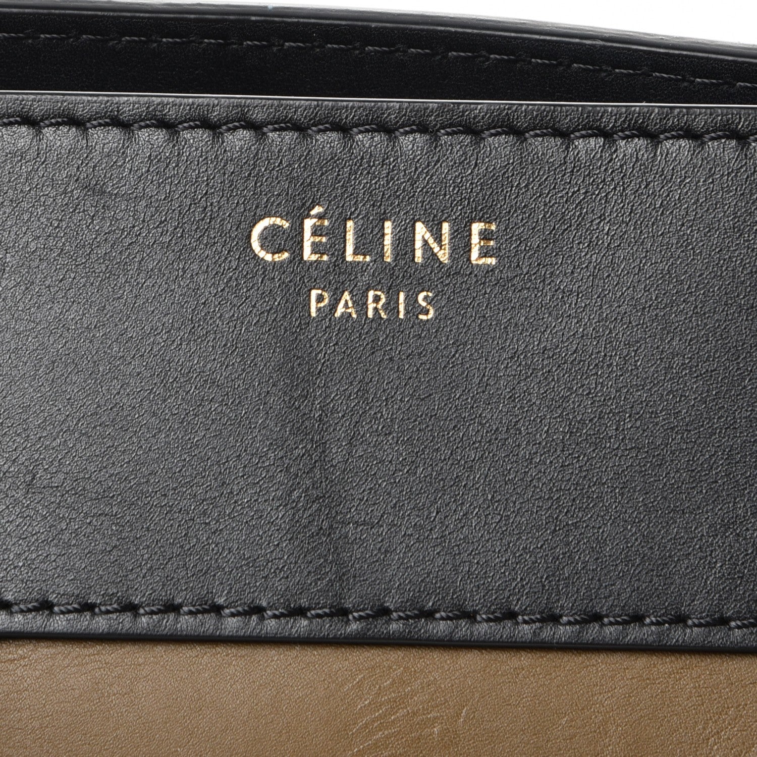 Celine Smooth Calfskin Suede Mini Tri-Color Luggage Olive 6 of 8
