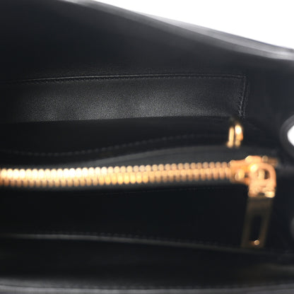 Celine Satinated Calfskin Mini 16 Top Handle Bag Black 5 of 13