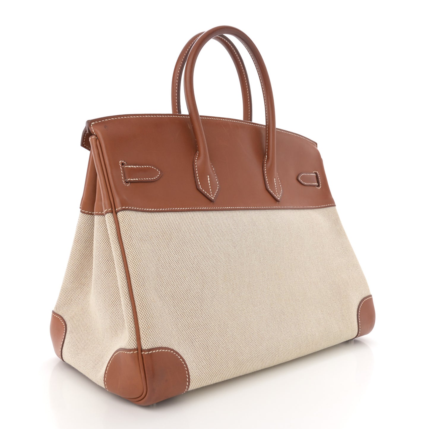 Toile Barenia Birkin 35 Fauve