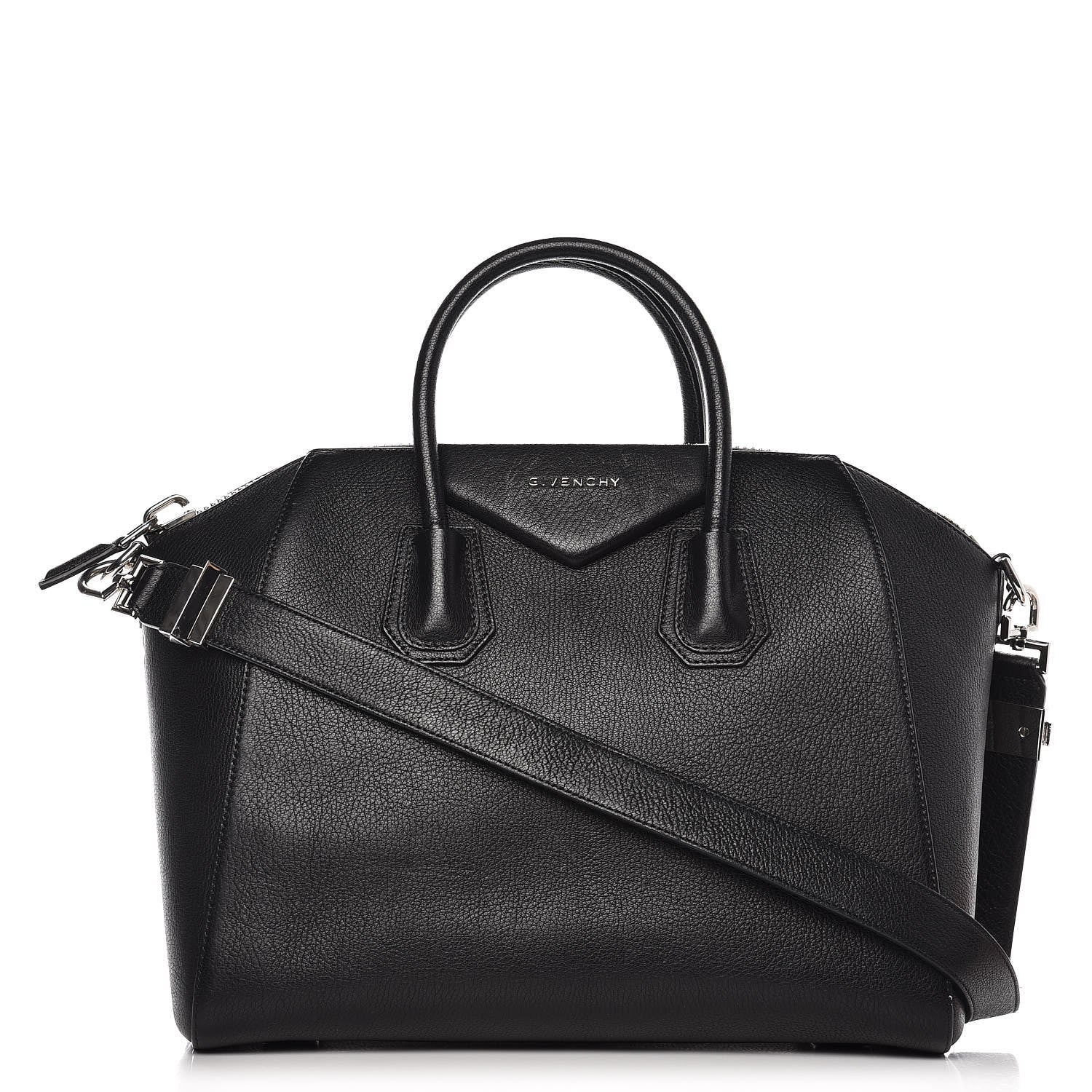 Givenchy Sugar Goatskin Medium Antigona Black 1 of 12
