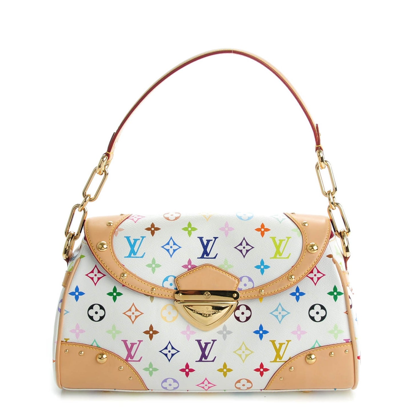 Monogram Multicolor Beverly MM White
