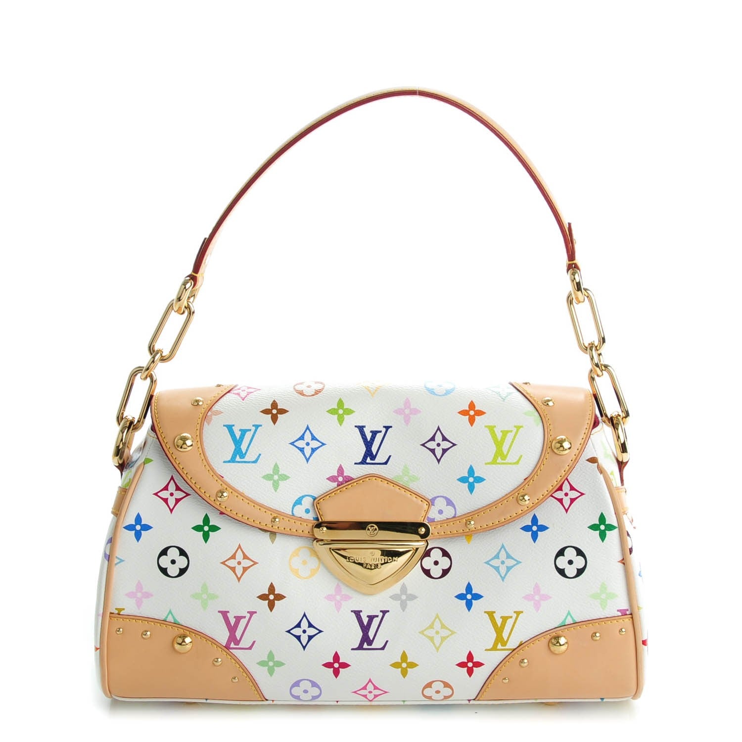 Louis Vuitton Monogram Multicolor Beverly MM White 1 of 7