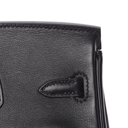 Hermes Swift Birkin 25 Black 30 of 38