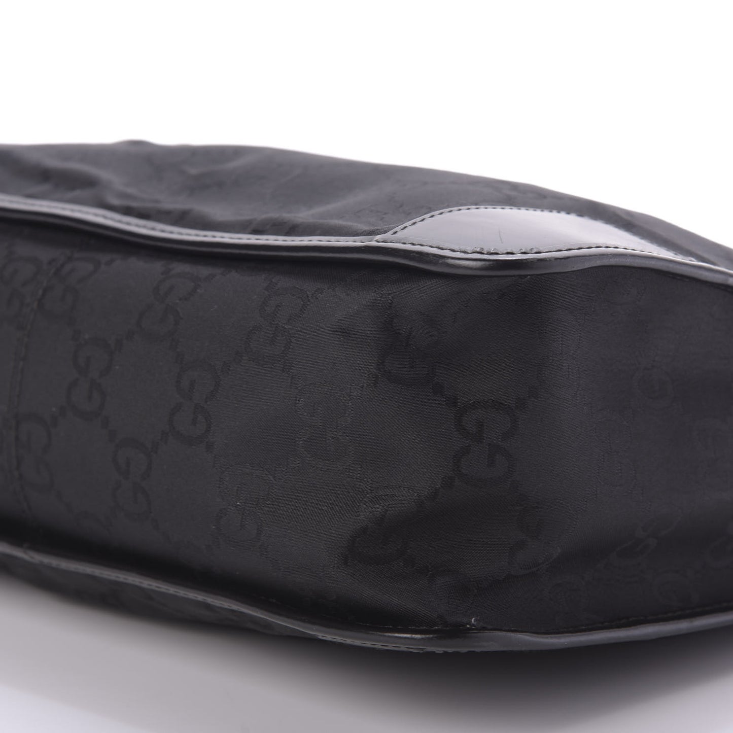 Nylon Monogram Tote Bag Black
