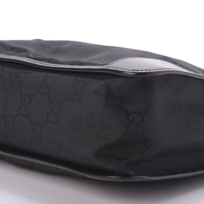 Gucci Nylon Monogram Tote Bag Black 7 of 9