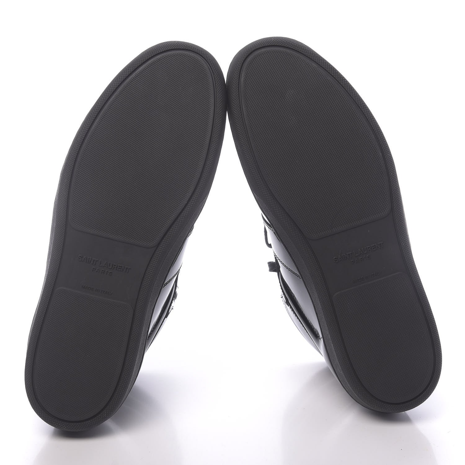 Saint Laurent Patent Court Classic SL/10H High Top Sneakers 43 Black 5 of 9