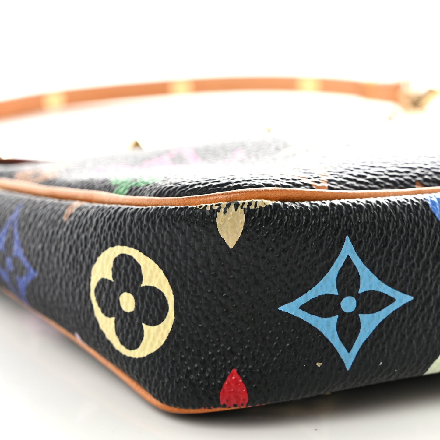 Monogram Multicolor Pochette Accessories Black