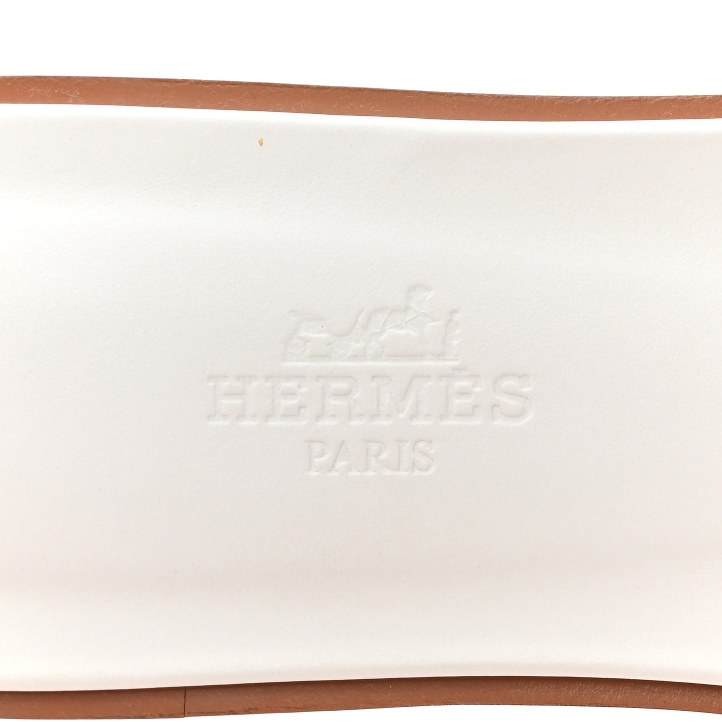 Box Calfskin Oran Sandals 36.5 White