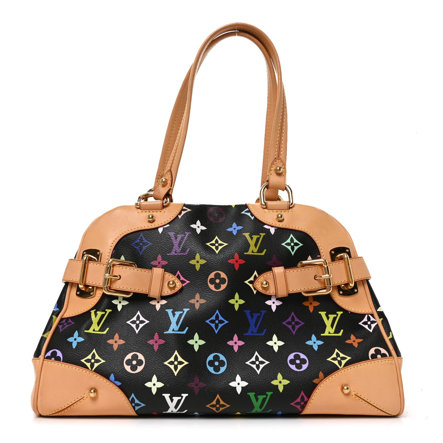Louis Vuitton Monogram Multicolor Claudia Black 1 of 9