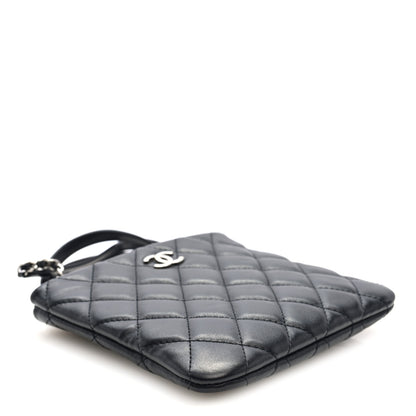 Chanel Lambskin Quilted Crossbody Bag Black 4 of 11