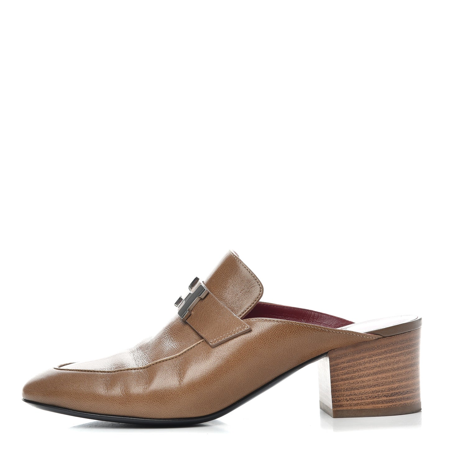 Goatskin Paradis Mules 38 Taupe