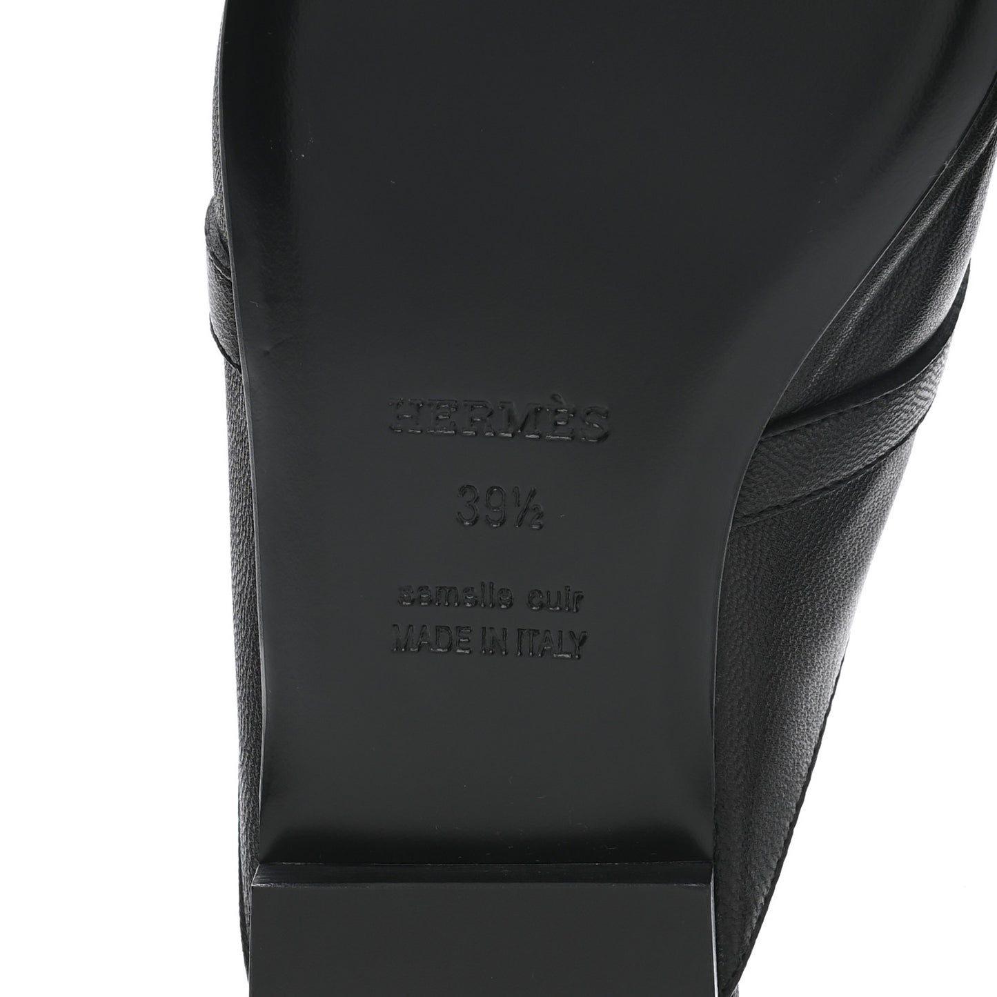 Goatskin Oz Mules 39.5 Black