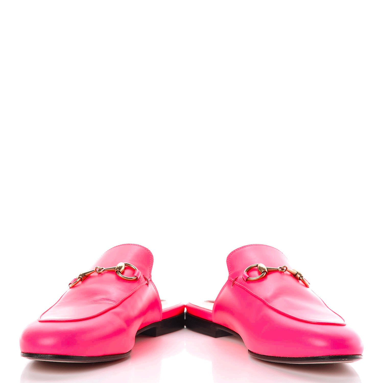 Gucci Calfskin Womens Princetown Slippers 36 Fuxia Fluo 6 of 12