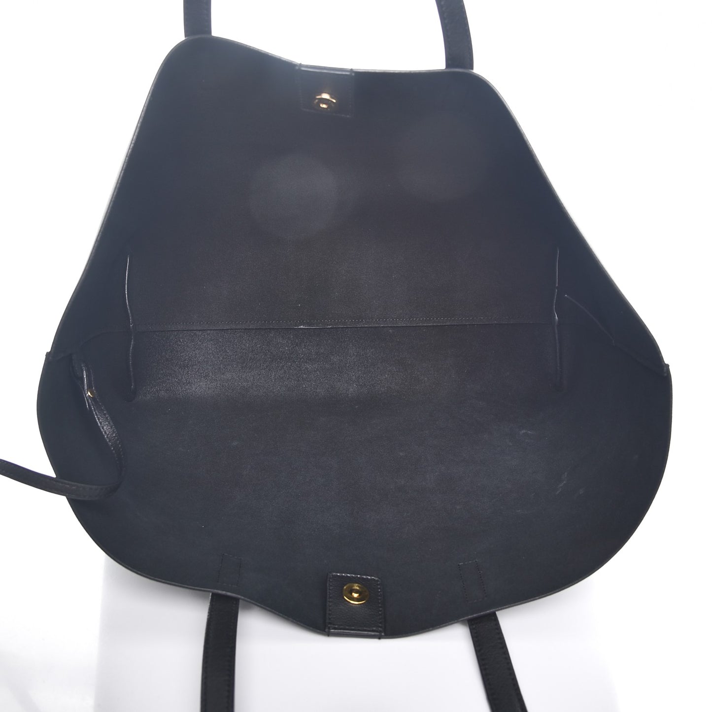 Calfskin Large Shopping Tote Black