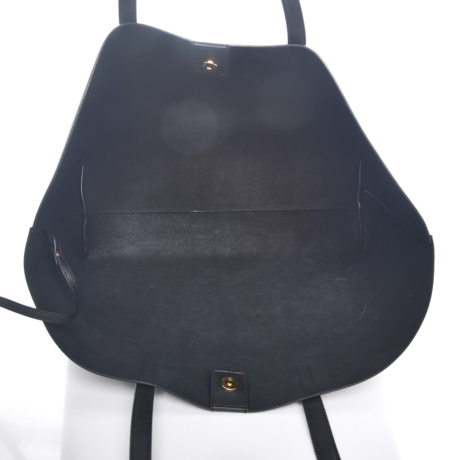 Saint Laurent Calfskin Large Shopping Tote Black 6 of 9