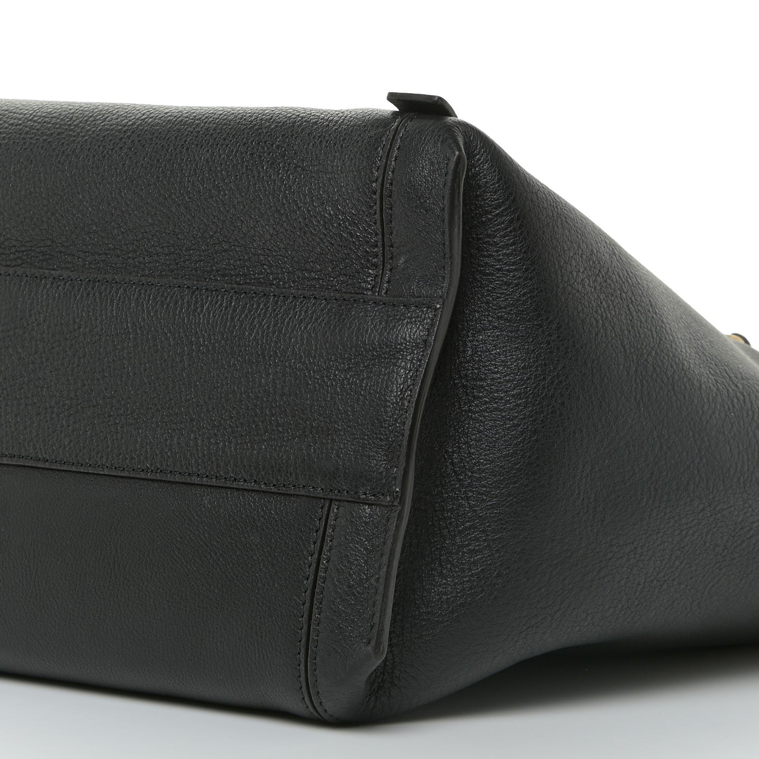 Chloe Smooth Calfskin Medium Milo Shopping Tote Black 9 of 12