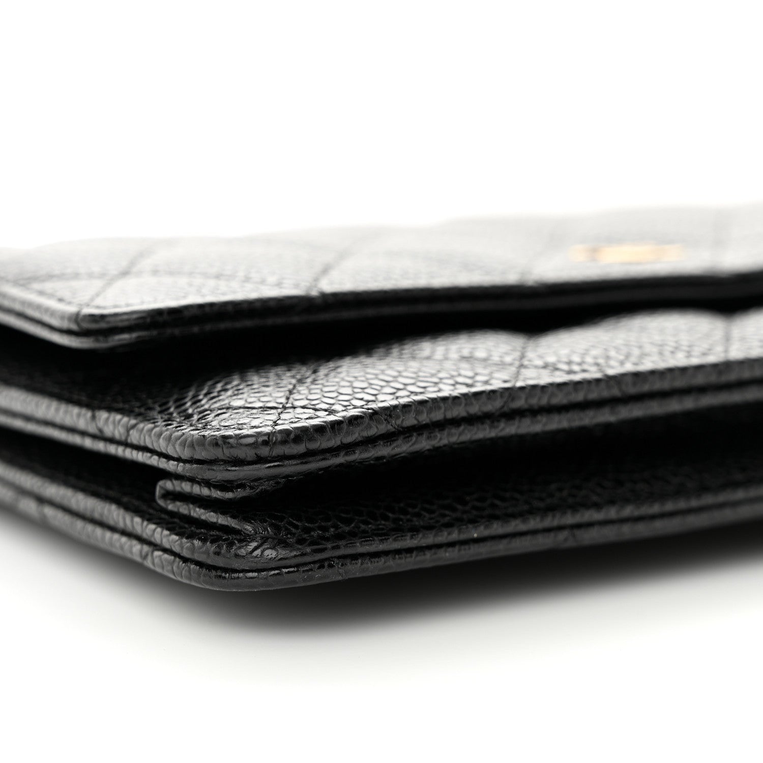 Chanel Caviar Quilted Wallet on Chain WOC Black 10 of 14