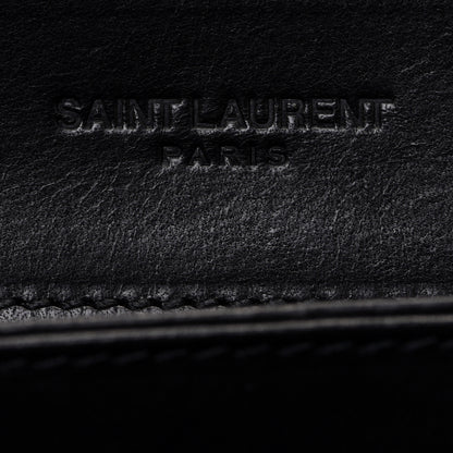 Saint Laurent Shearling Toy Loulou Shoulder Bag Black 7 of 12
