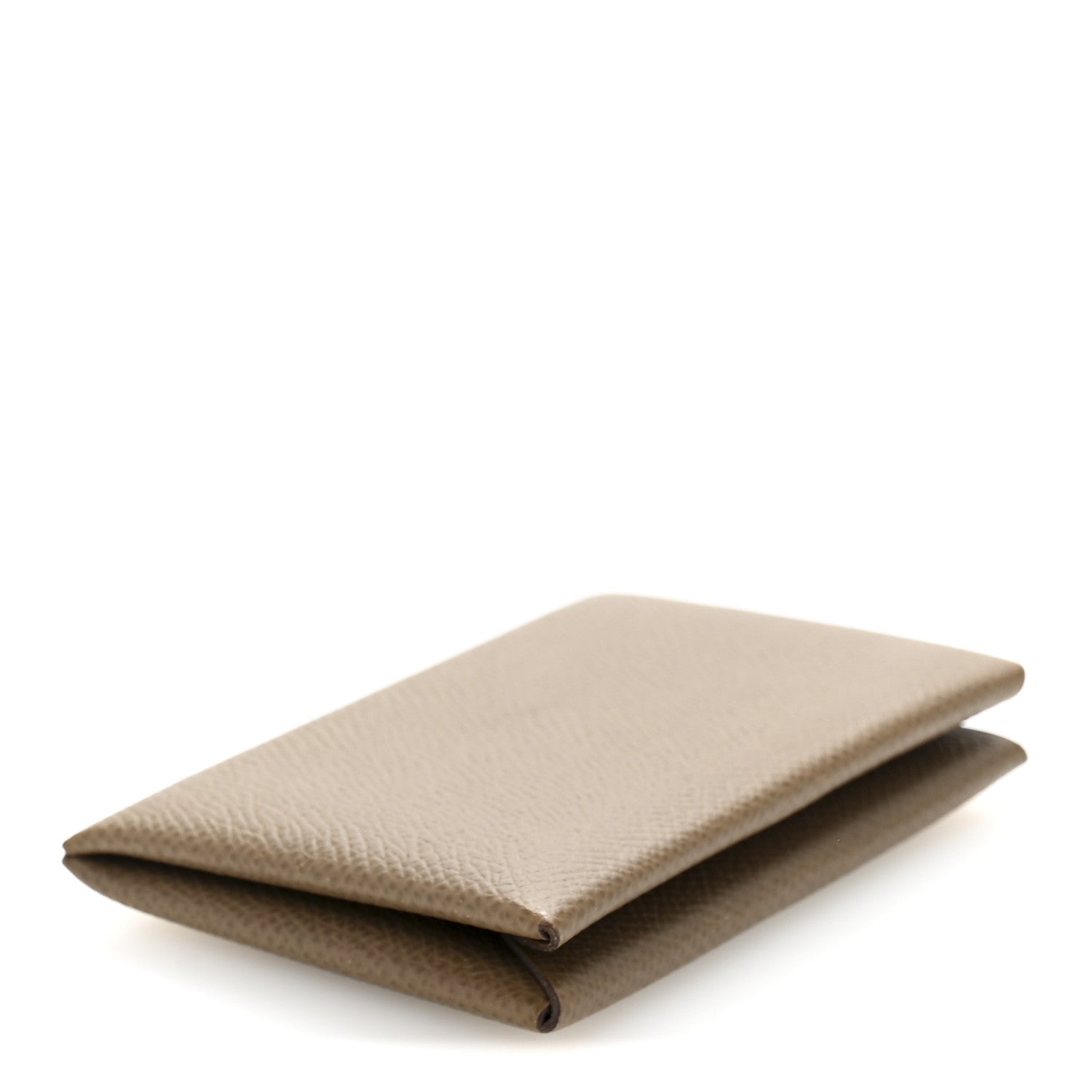 Hermes Epsom Calvi Card Case Etoupe 4 of 9