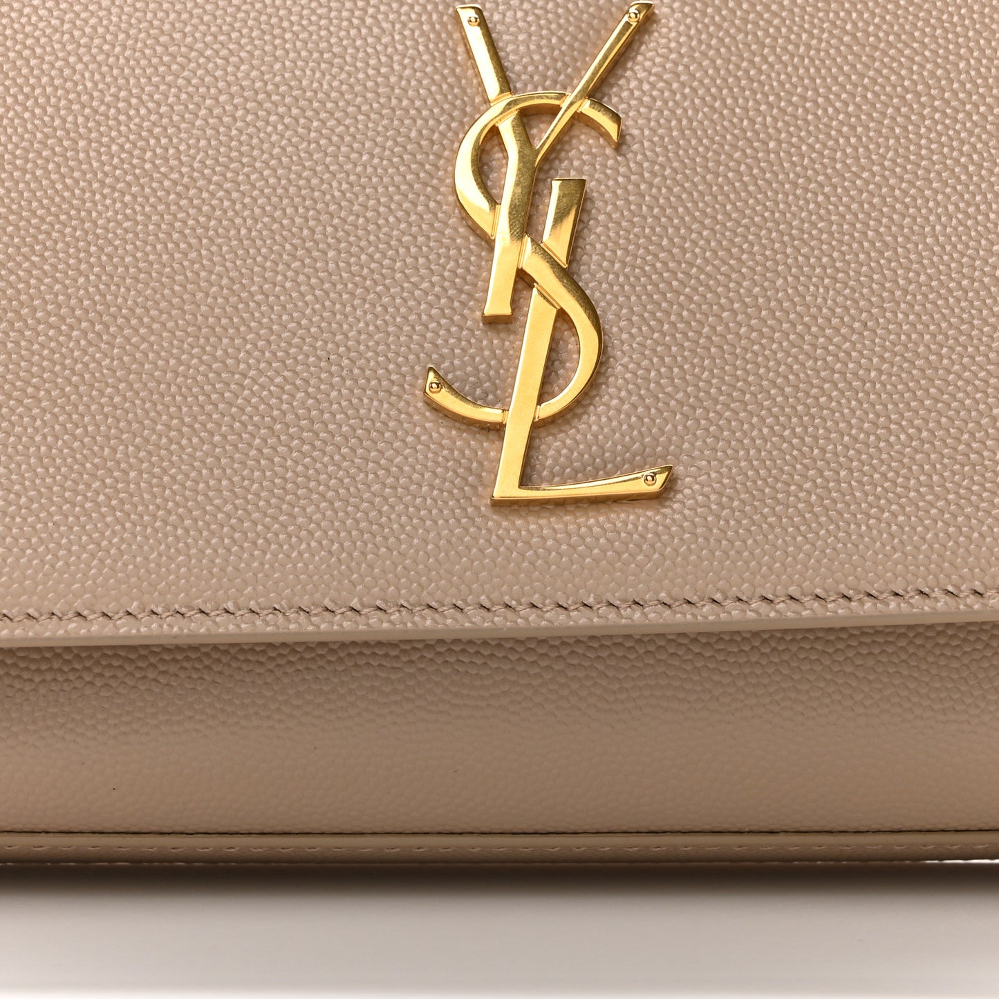 Grain De Poudre Monogram Kate Belt Bag Dark Beige