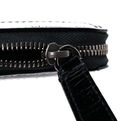 Burberry Beat Check Large Ziggy Zip Around Wallet Black 14 of 15