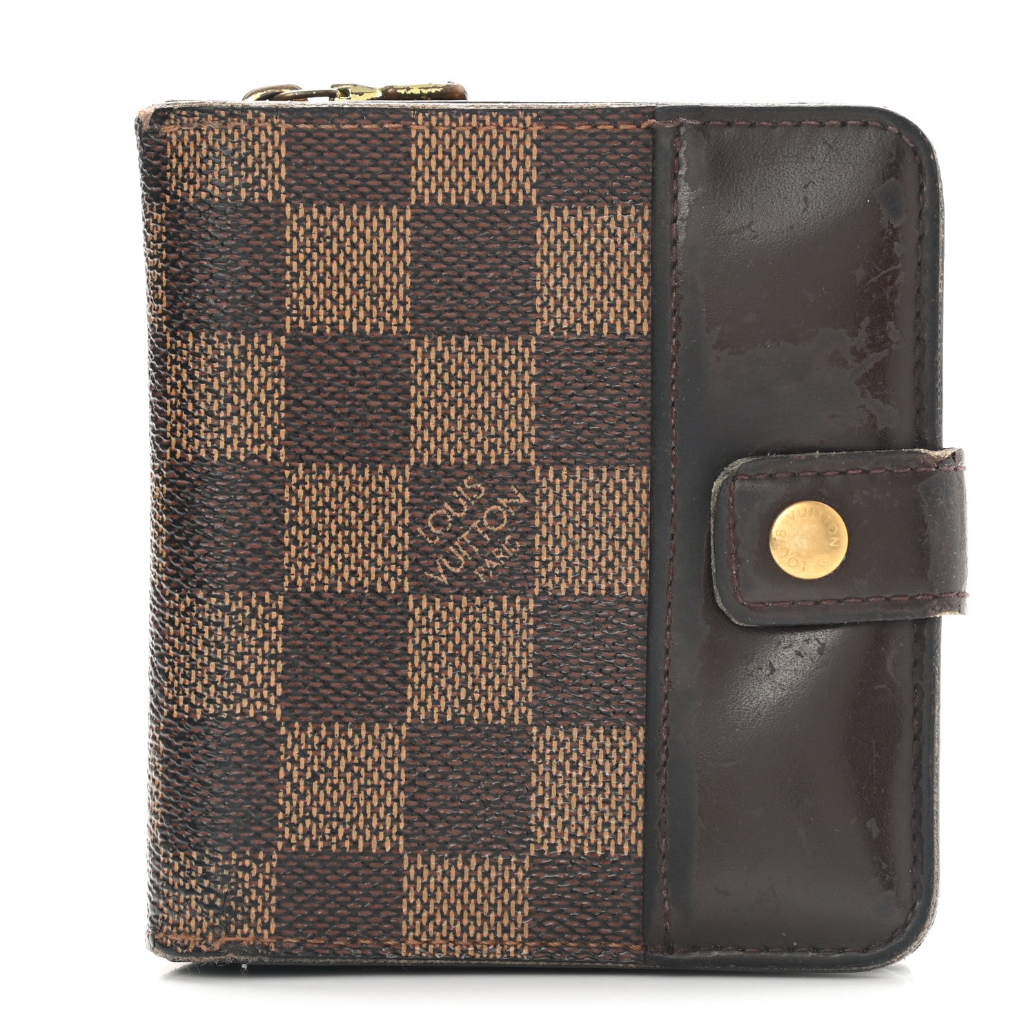 Louis Vuitton Damier Ebene Zippe Zipped Compact Wallet 1 of 14