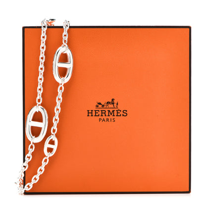 Hermes Sterling Silver Farandole Necklace 120 5 of 5