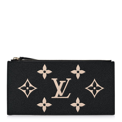 Louis Vuitton Empreinte Monogram Giant Crafty Pochette Felicie Zippered Insert Black 1 of 6