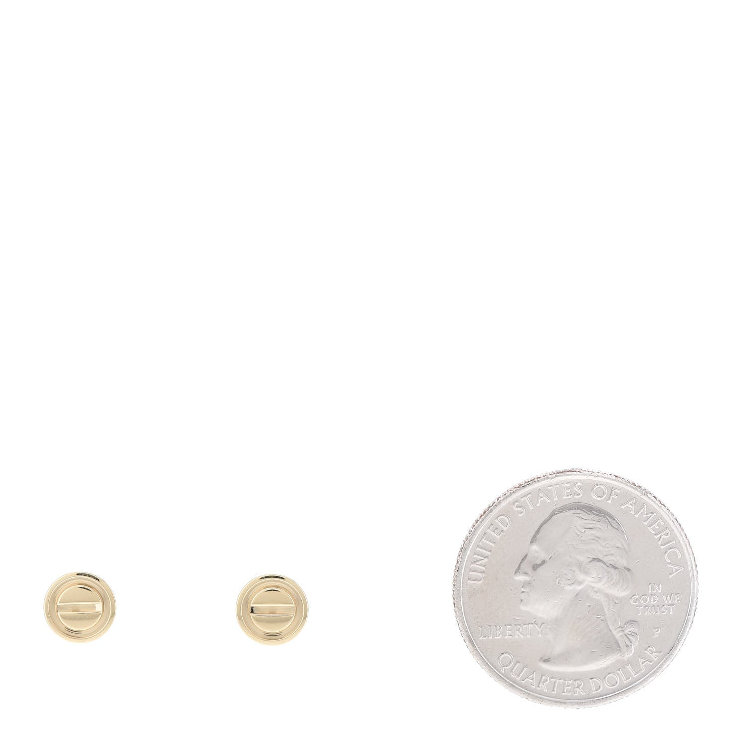 Cartier 18K Yellow Gold LOVE Earrings 2 of 5