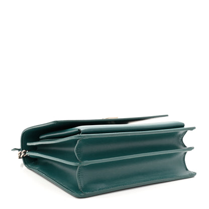 Saint Laurent Calfskin Medium Monogram Sunset Malachite 4 of 10