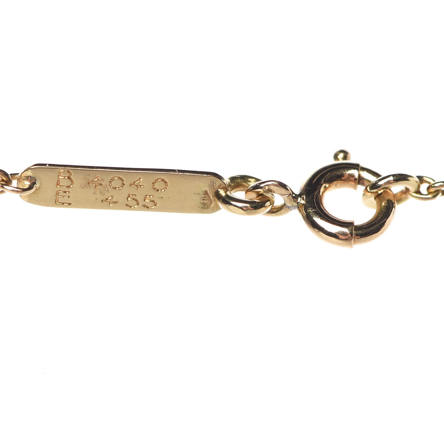 18K Yellow Gold Diamond Tiger's Eye Butterfly Pendant
