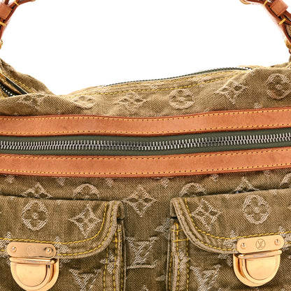 Louis Vuitton Monogram Denim Baggy PM Lichen 7 of 12