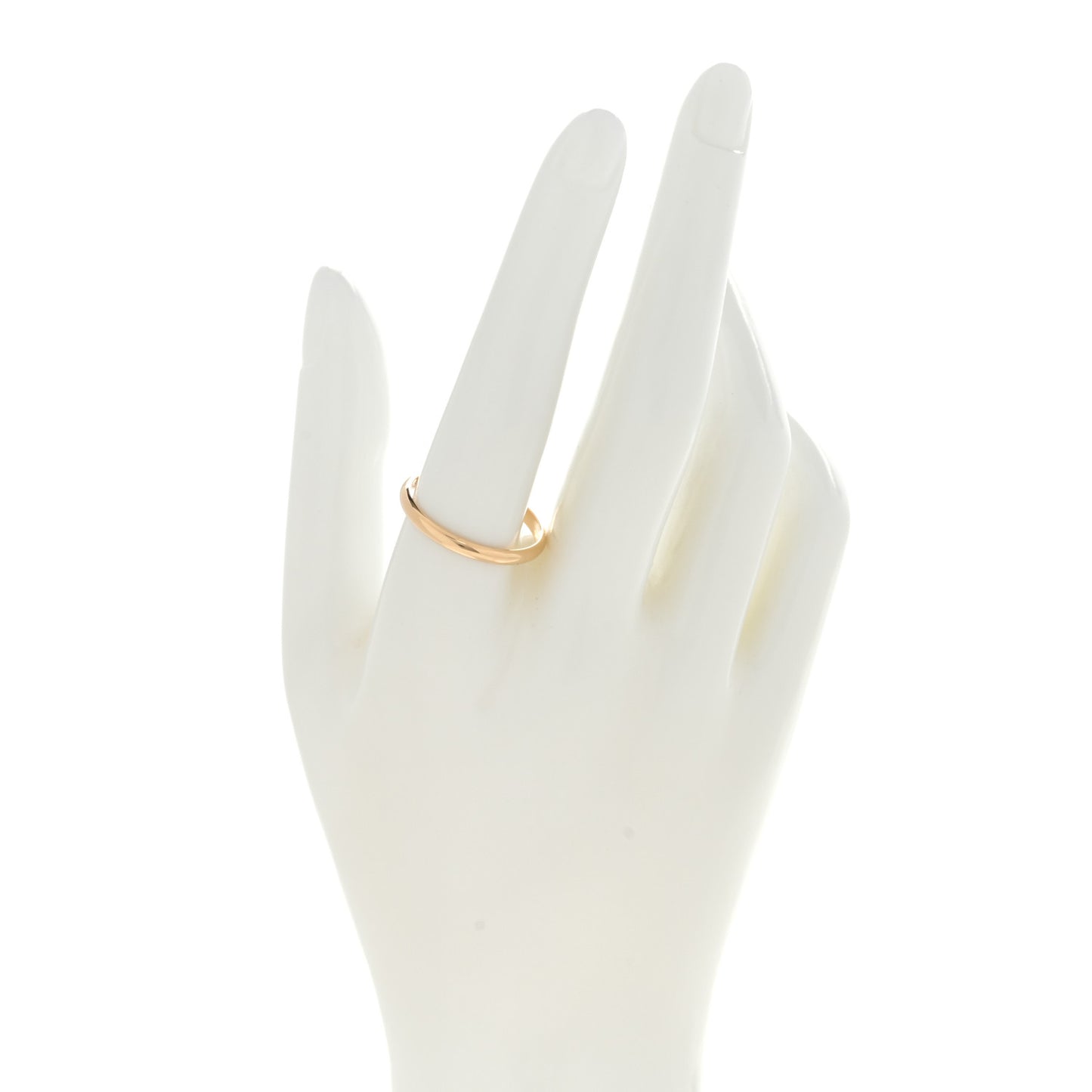 18K Yellow Gold 2.5mm 1895 Wedding Band Ring 62 10