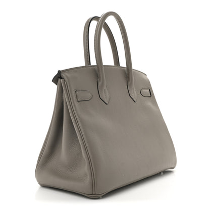 Hermes Taurillon Novillo Birkin 30 Gris Asphalte 3 of 14