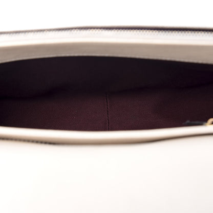 Chanel Shiny Calfskin Goatskin Quilted Medium Coco Curve Messenger Flap White 4 of 8