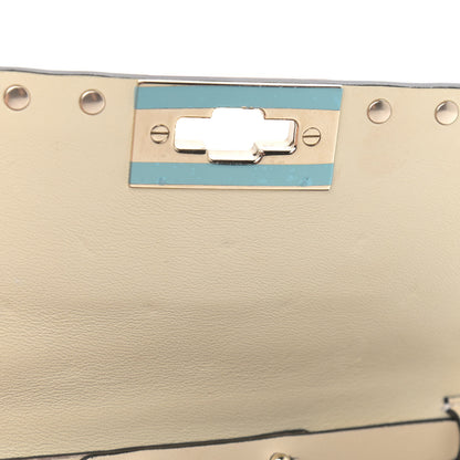Valentino Garavani Nappa Rockstud Spike Wallet on Chain Light Ivory 7 of 9