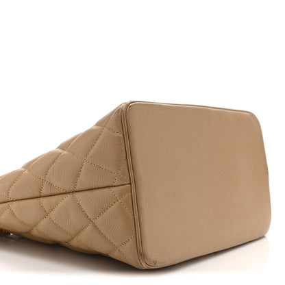 Chanel Caviar Quilted Medallion Tote Beige 9 of 10