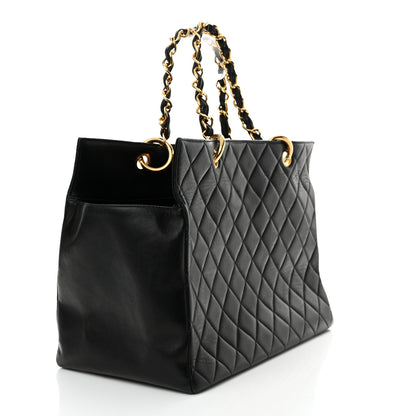 Chanel Lambskin Quilted Timeless CC Tote Black 3 of 19