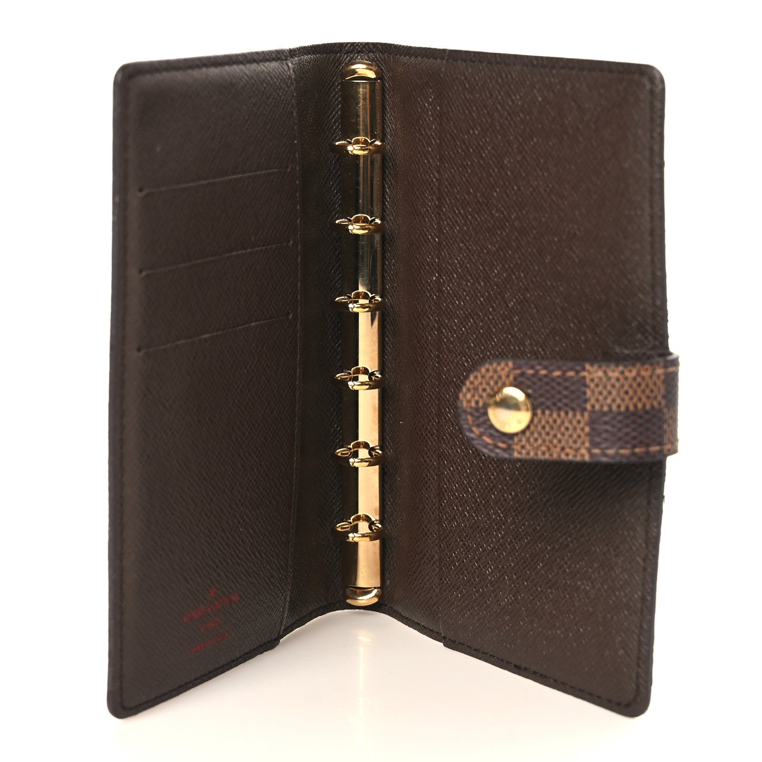 Louis Vuitton Damier Ebene Small Ring Agenda Cover 5 of 6