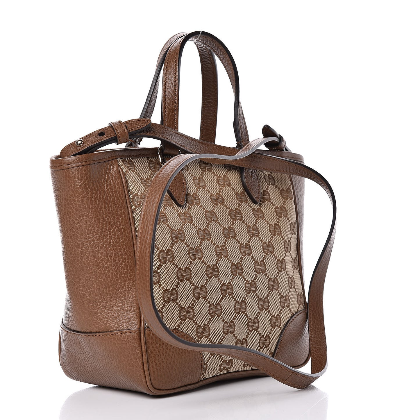 Monogram Small Bree Tote Beige Tabacco