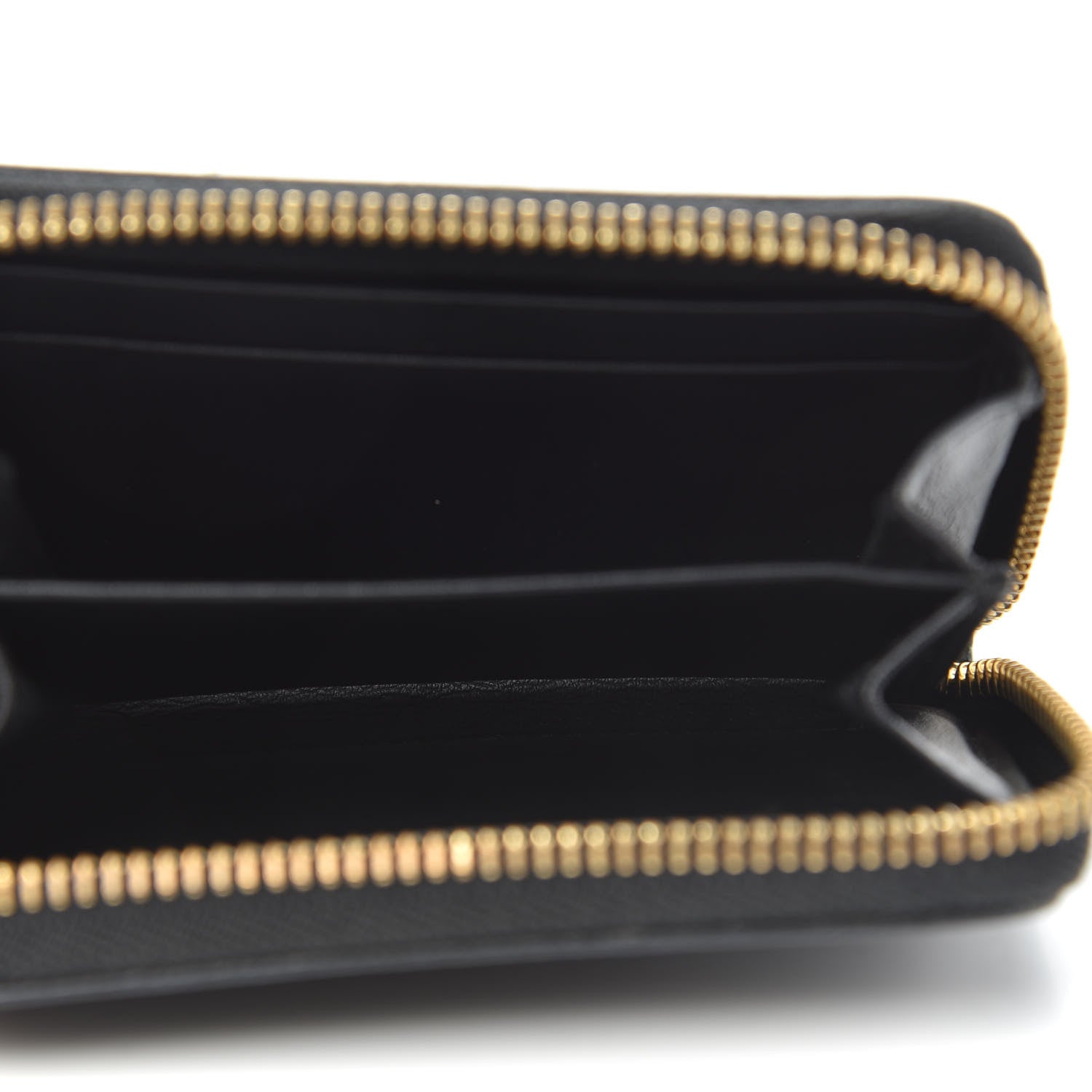 Givenchy Textured Coated Canvas Rottweiler Print Zip Wallet Black 5 of 9