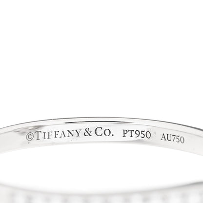Tiffany Platinum 18K Yellow Gold Yellow Diamond .59ct Enchant Oval Engagement Ring 51 5.75 4 of 4
