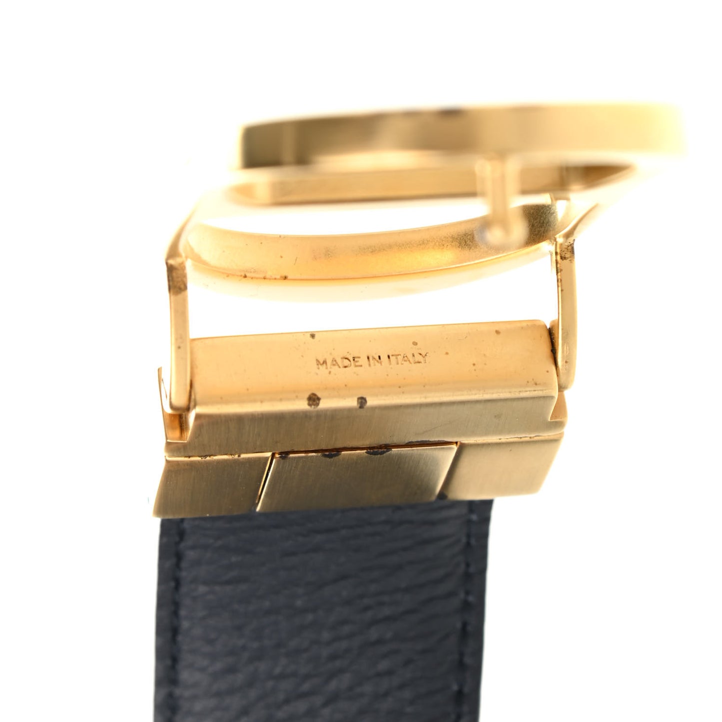 Calfskin 30 Montaigne Reversible Belt 95 Black Navy