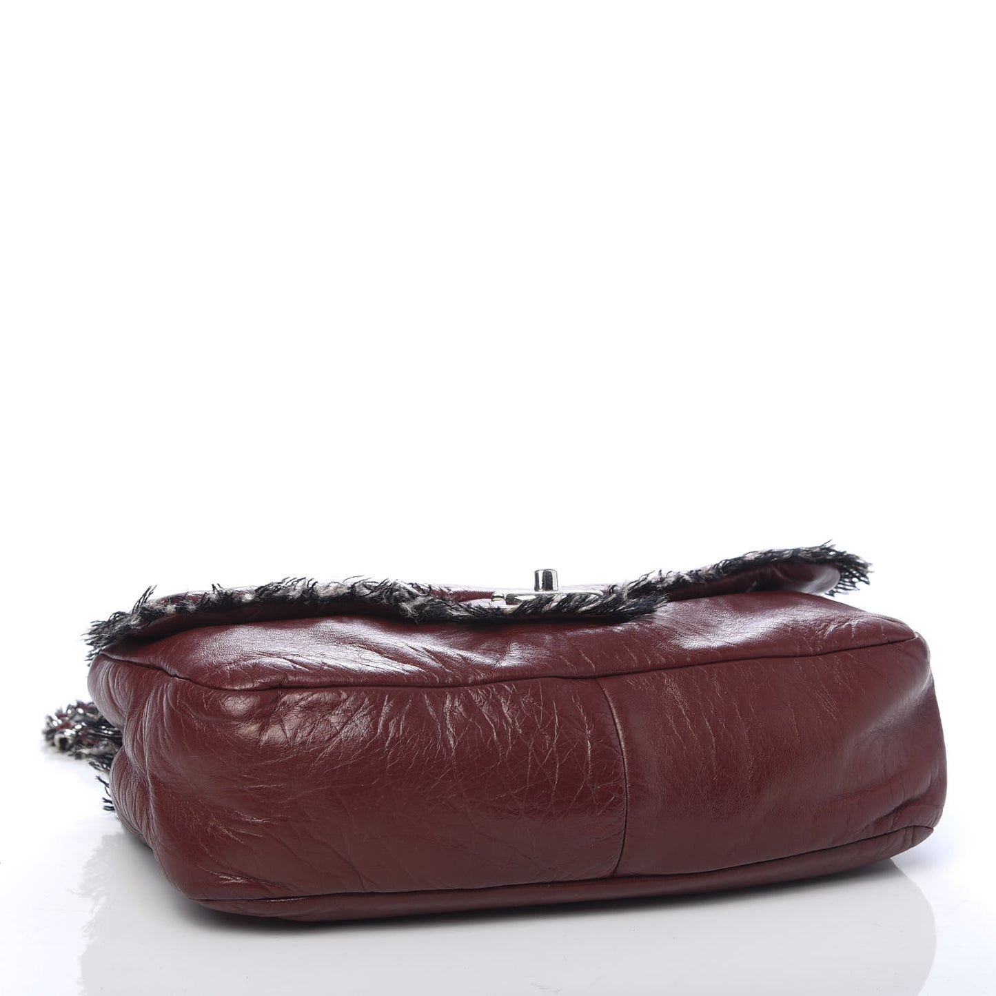 Lambskin Tweedy Flap Red