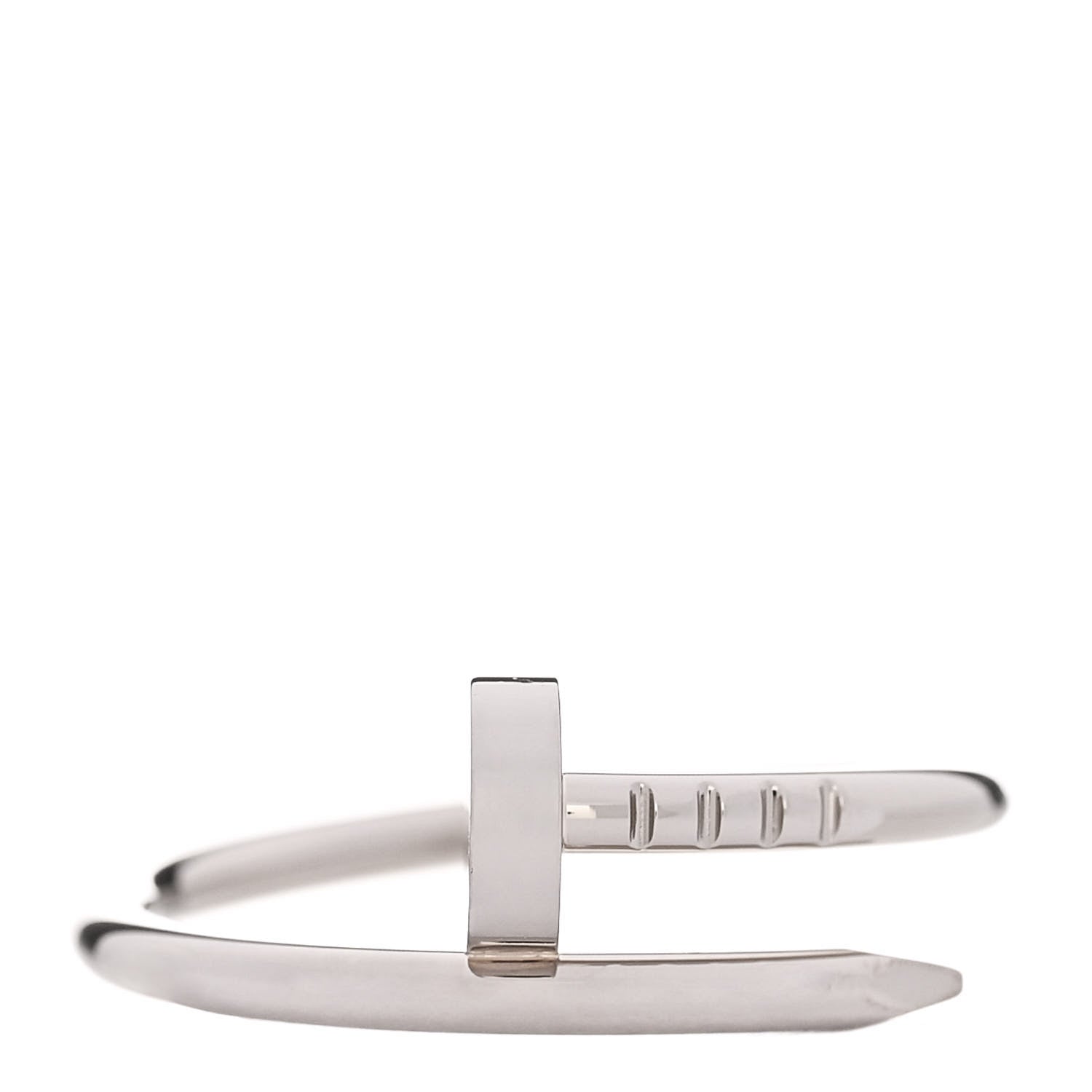 Cartier 18K White Gold Small Juste Un Clou Ring 52 6 1 of 5