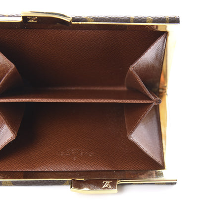 Louis Vuitton Monogram French Kiss Lock Coin Purse 5 of 6