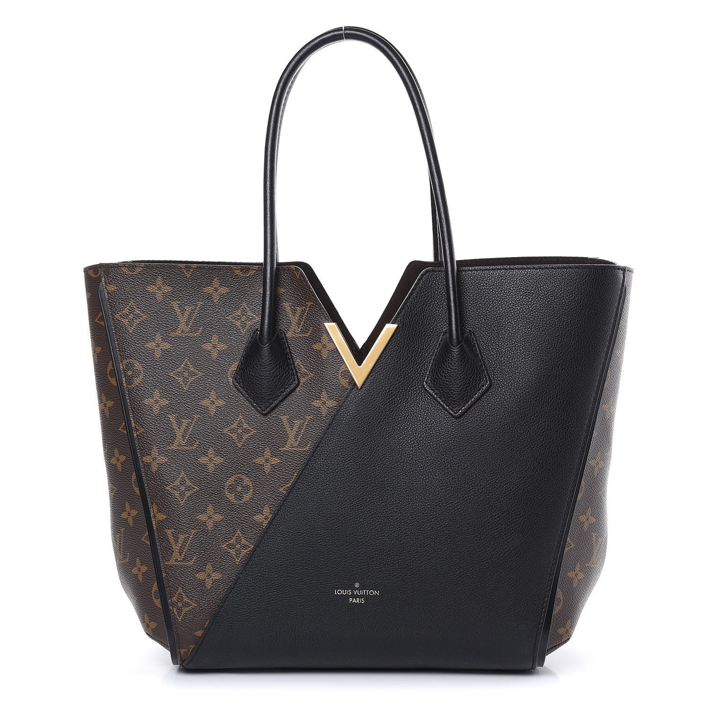 Calfskin Monogram Kimono Tote Black